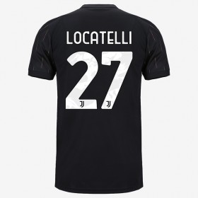Koszulka Juventus Manuel Locatelli 27 Wyjazdowe Stroje Piłkarskie 2021/22 Krótki Rękaw